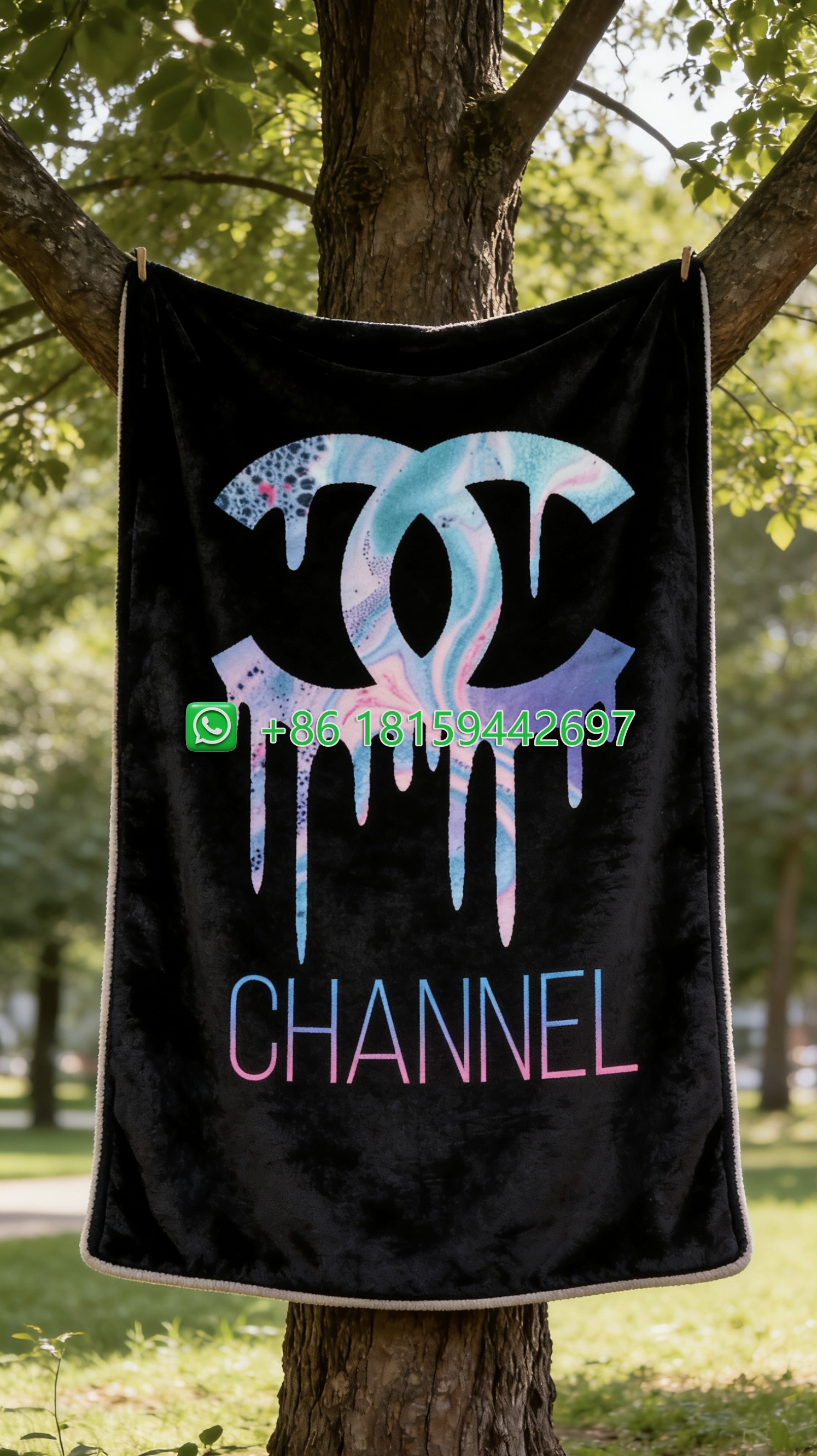 Chanel Throw Blankets